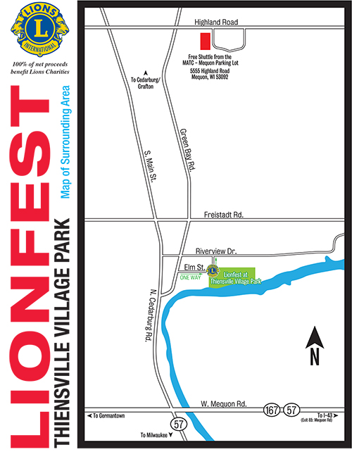 Map to LionFest 2024